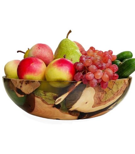 ظرف پذیرایی بزرگ مدرن چوب رزین