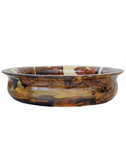 ظرف خراطی شده چوب رزینی